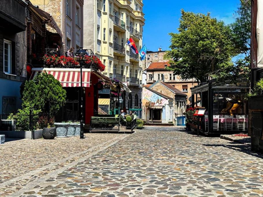 Scadarlija Vintage Old Town Renovated Lägenhet Belgrad Exteriör bild